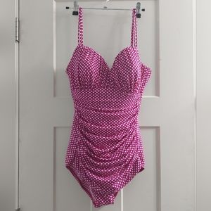 Polka Dot One Piece swim suit MagicSuit by MiracleSuit